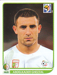 Abdelkader Ghezzal Algeria samolepka Panini World Cup 2010 #236